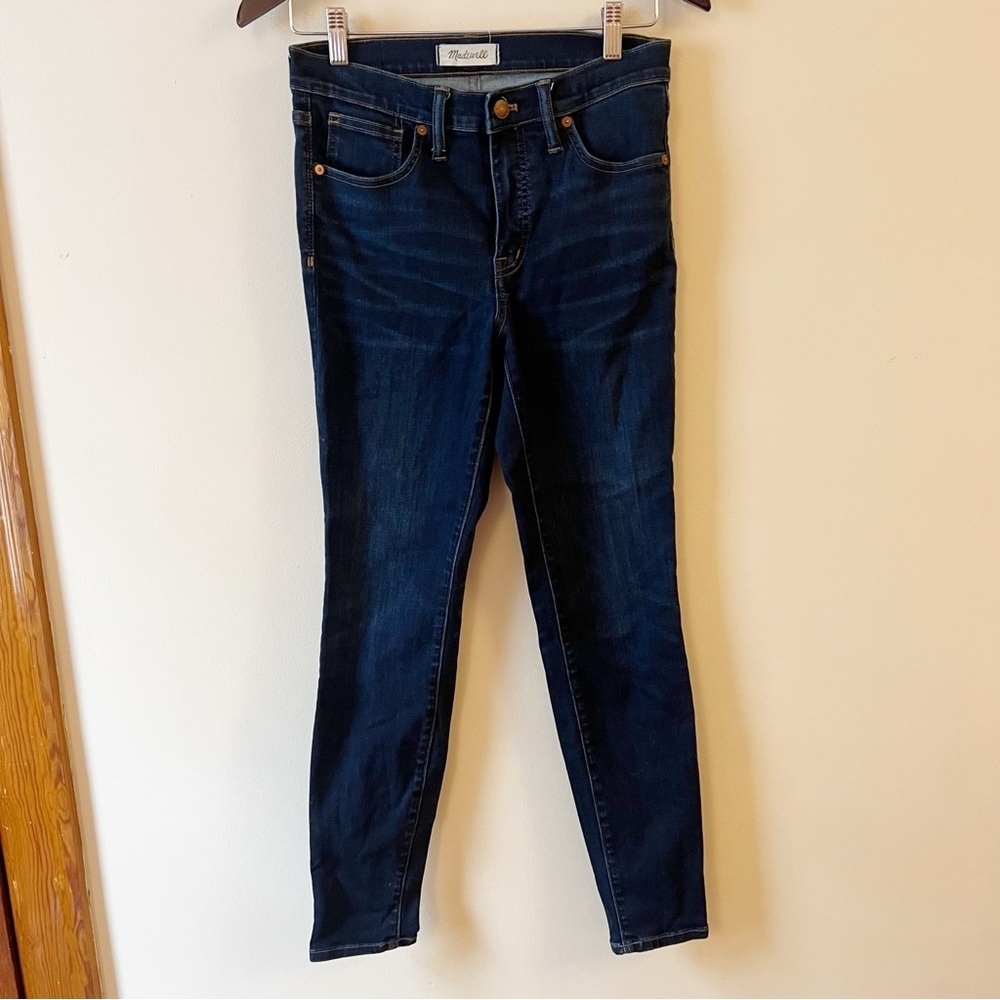 Madewell 9" Mid-Rise Skinny Jeans in Larkspur Wash Tencel Denim Edition Size 27